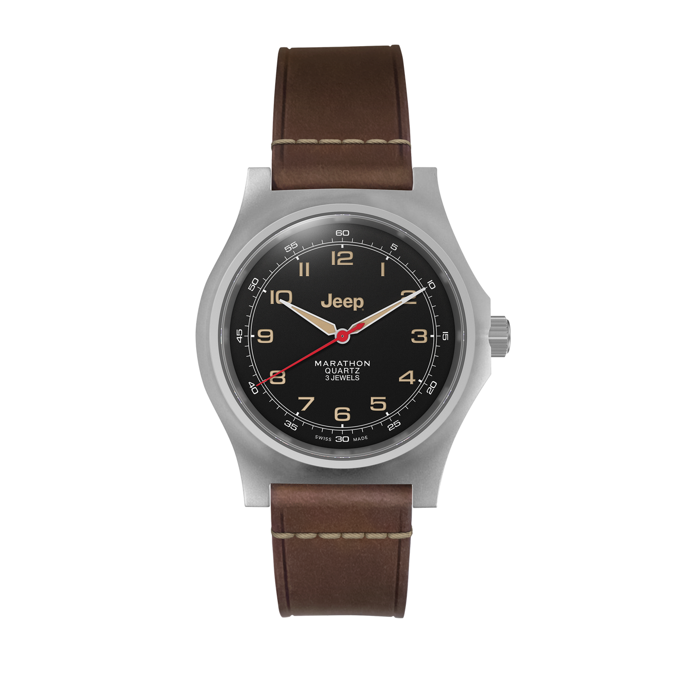 Jeep x Marathon MARATHON 41mm Willys SSGPQ Type II - Officer's Quartz WW194034SS-4001
