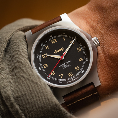 Jeep x Marathon MARATHON 41mm Willys SSGPQ Type II - Officer's Quartz WW194034SS-4001