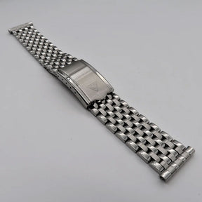 Forstner 7-Row Beads of Rice Stainless Steel Watch Bracelet