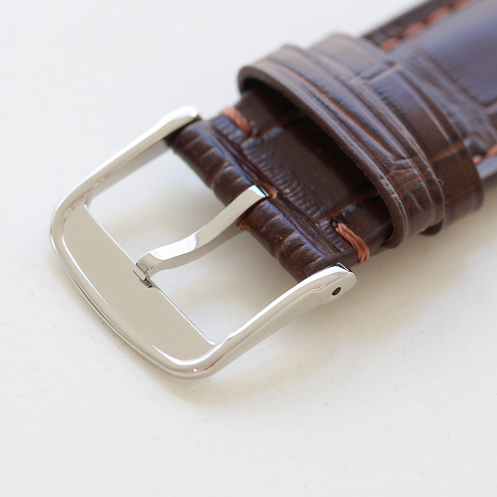 Classic Alligator Print Strap, Water proof Calf Leather