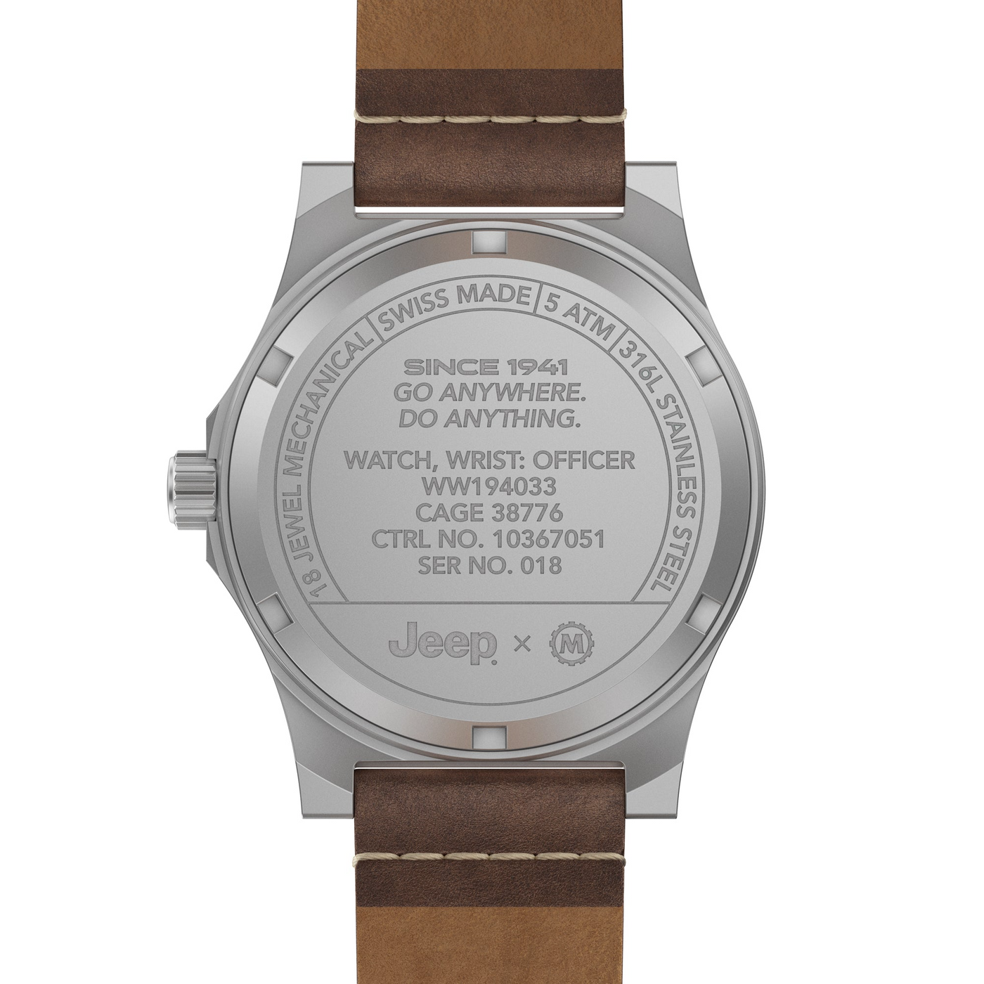 Jeep x Marathon MARATHON 41mm Willys SSGPM Type II - Officer's Mechanical WW194033SS-4001