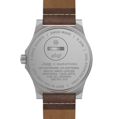 Jeep x Marathon MARATHON 41mm Willys SSGPQ Type II - Officer's Quartz WW194034SS-4001