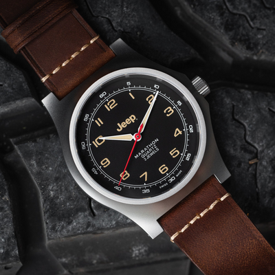 Jeep x Marathon MARATHON 41mm Willys SSGPQ Type II - Officer's Quartz WW194034SS-4001