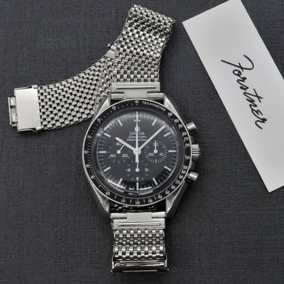 Forster Wide Version Komfit "JB" Mesh Watch Bracelet with Straight Ends