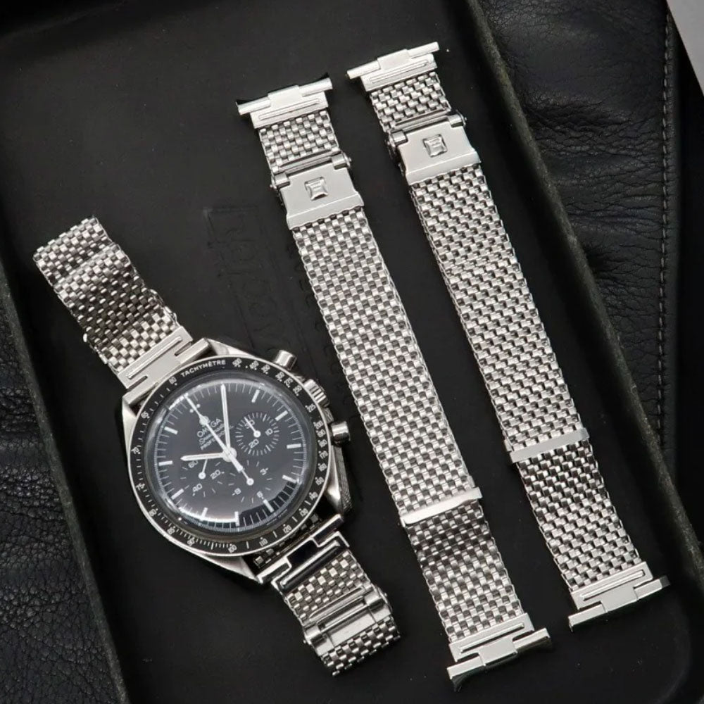 Forstner Komfit "JB" Mesh Watch Bracelet with Straight Ends