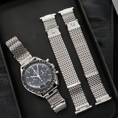 Forstner Komfit "JB" Mesh Watch Bracelet with Straight Ends
