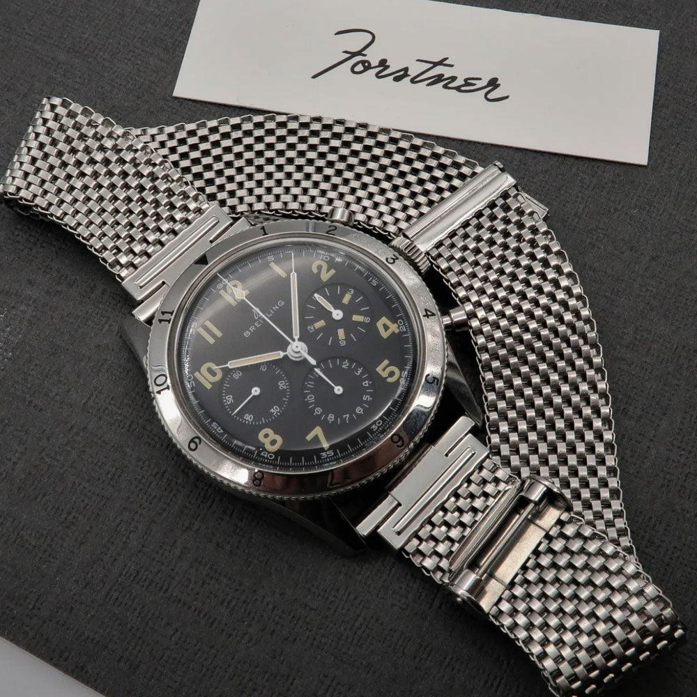 Forster Wide Version Komfit "JB" Mesh Watch Bracelet with Straight Ends