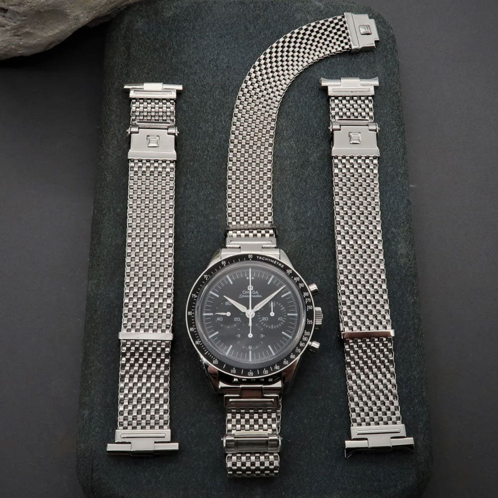 Forstner Komfit "JB" Mesh Watch Bracelet with Straight Ends