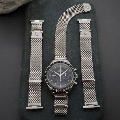 Forstner Komfit "JB" Mesh Watch Bracelet with Straight Ends