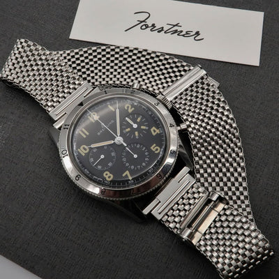 Forster Wide Version Komfit "JB" Mesh Watch Bracelet with Straight Ends