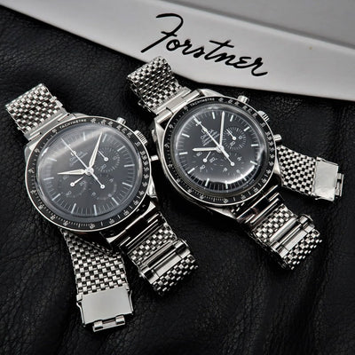 Forstner Komfit "JB" Mesh Watch Bracelet with Straight Ends