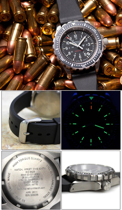 MARATHON LARGE DIVER'S QUARTZ (TSAR) - 41MM WW194007 US Government Dial