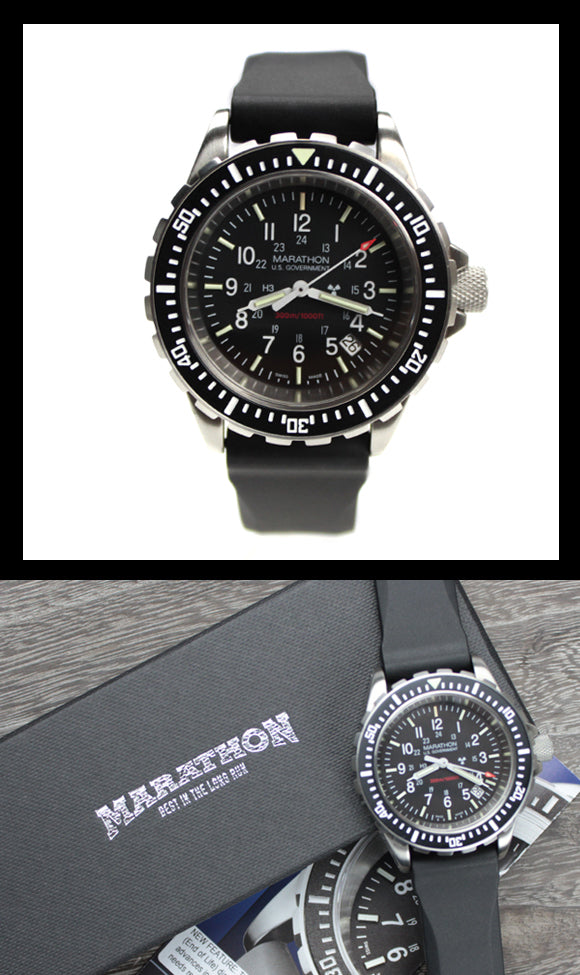 MARATHON LARGE DIVER'S QUARTZ (TSAR) - 41MM WW194007 US Government Dial