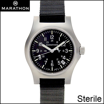 MARATHON 36MM OFFICER'S QUARTZ W/ DATE (GPQ-D) WW194015SS Sterile Dial