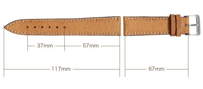 Peccary Leather Straps