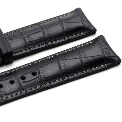 BIWI Alligator Skan Stitched Rubber Strap