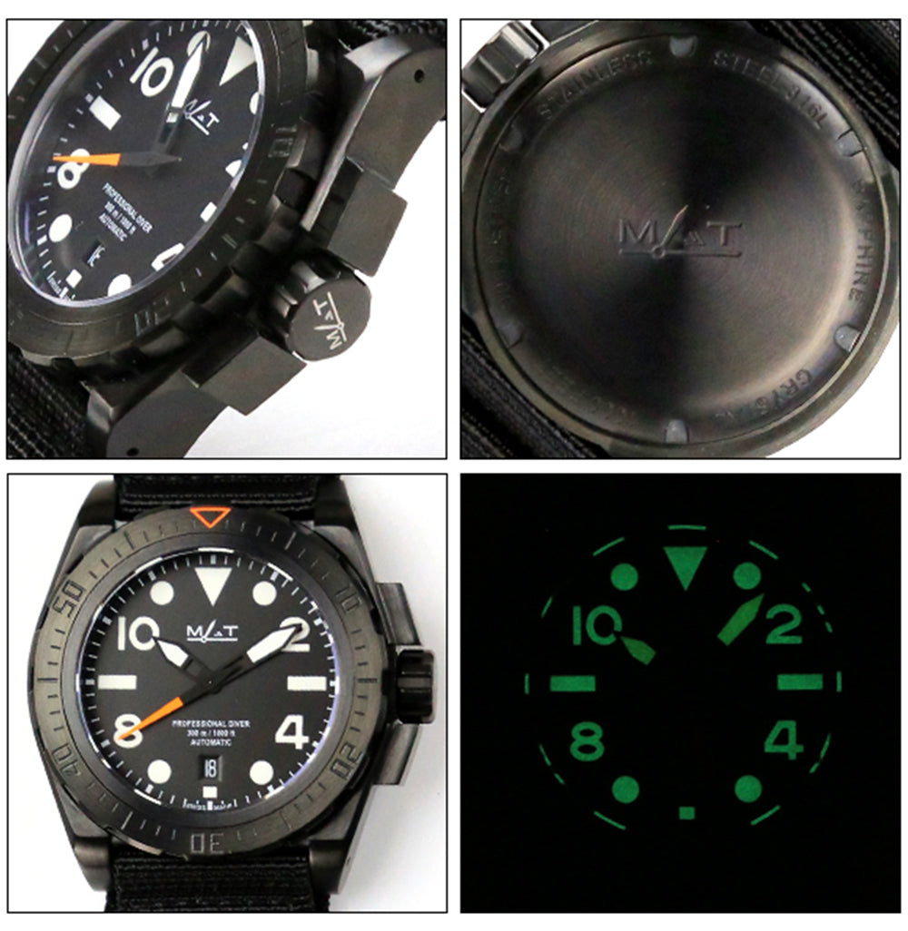 MATWATCHES AG6 3 Professional Dive Watch -Automatic