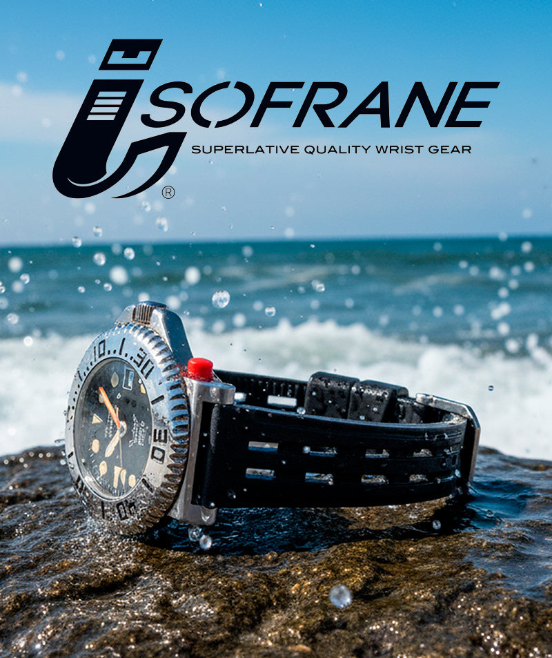 ISOFRANE VS1969 Dive Rubber Strap w/ RS Buckle