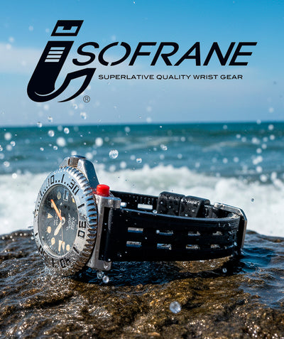 ISOFRANE VS1969 Dive Rubber Strap w/ RS Buckle