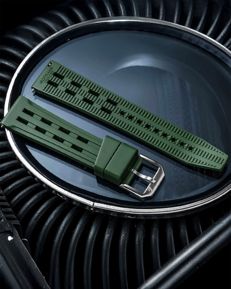 ISOFRANE VS1969 Dive Rubber Strap w/ RS Buckle