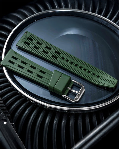 ISOFRANE VS1969 Dive Rubber Strap w/ RS Buckle