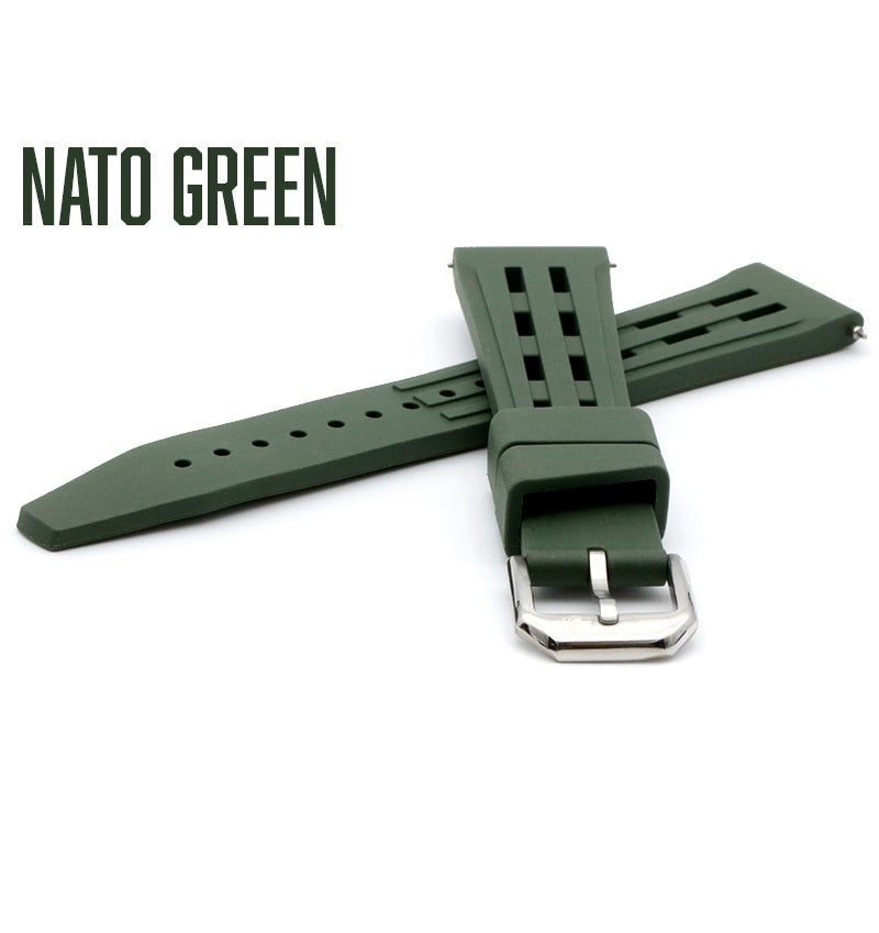 ISOFRANE VS1969 Dive Rubber Strap w/ RS Buckle