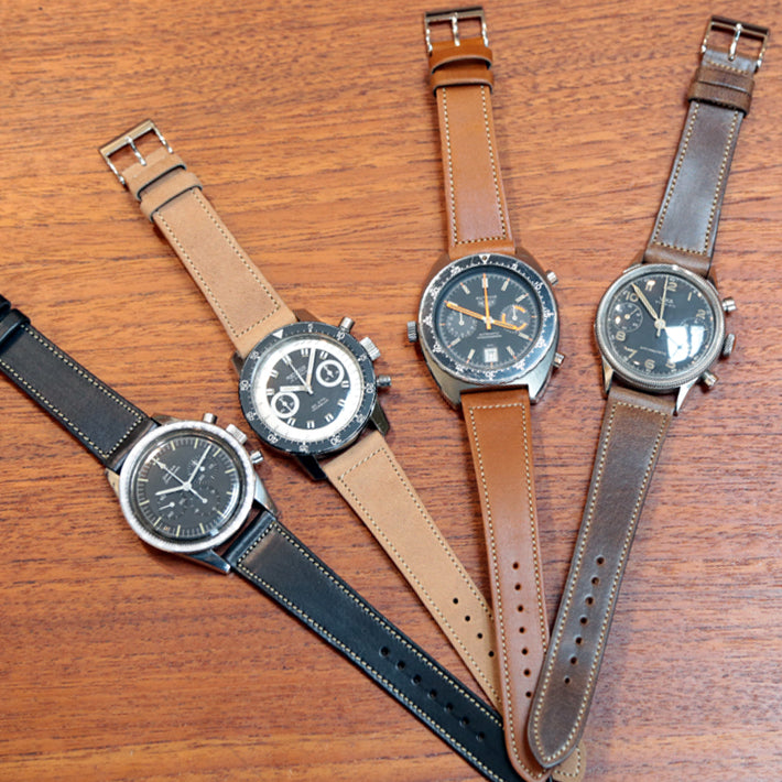 16ｍｍ Accurate Form Watch Straps 3.&4. Accurate Form Watch Strap, Horween Leather | Chronoworld