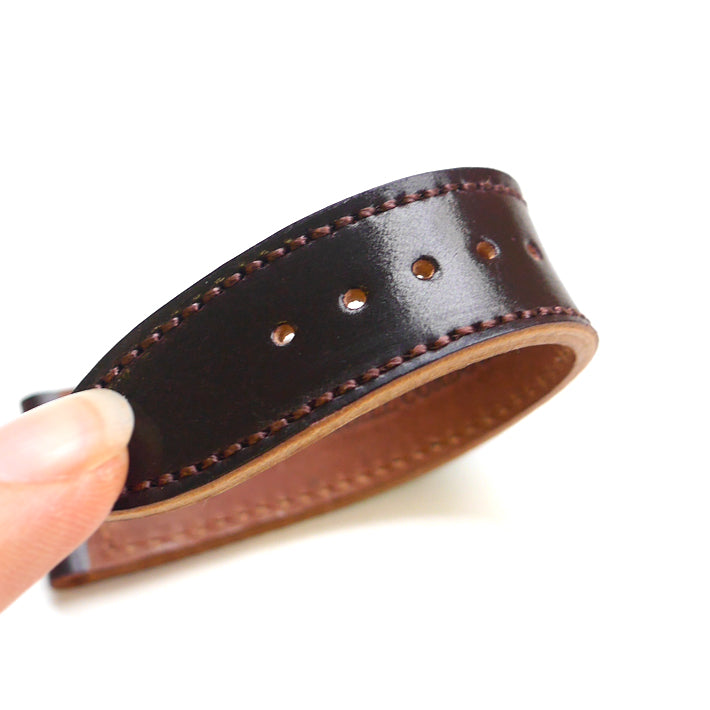 Accurate Form Watch Strap, Horween Shell Cordovan