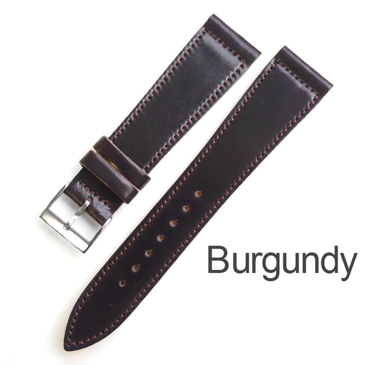 Accurate Form Watch Strap, Horween Shell Cordovan