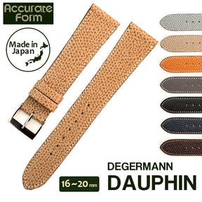 Accurate Form Watch Strap, Degermann Leather Dauphin