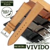 Accurate Form Watch Strap, Virgilio Leather, Margot (vivido)