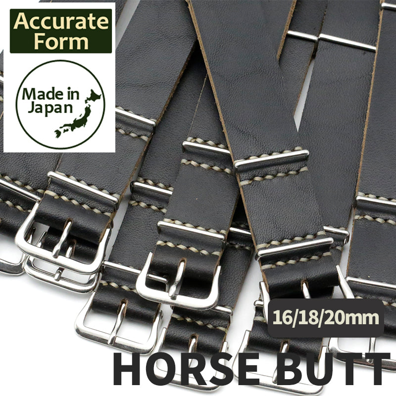 Accurate Form HORSE BUTT Leather NATO