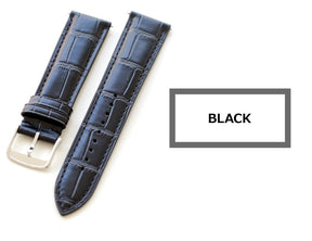 Classic Alligator Print Strap, Water proof Calf Leather