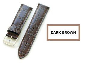 Classic Alligator Print Strap, Water proof Calf Leather