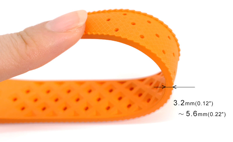 Tropic-type FKM Rubber Strap