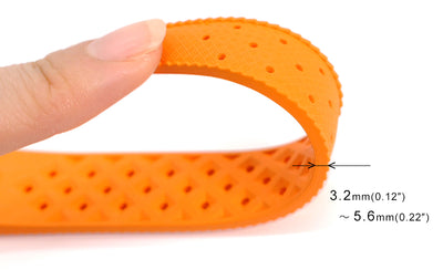Tropic-type FKM Rubber Strap