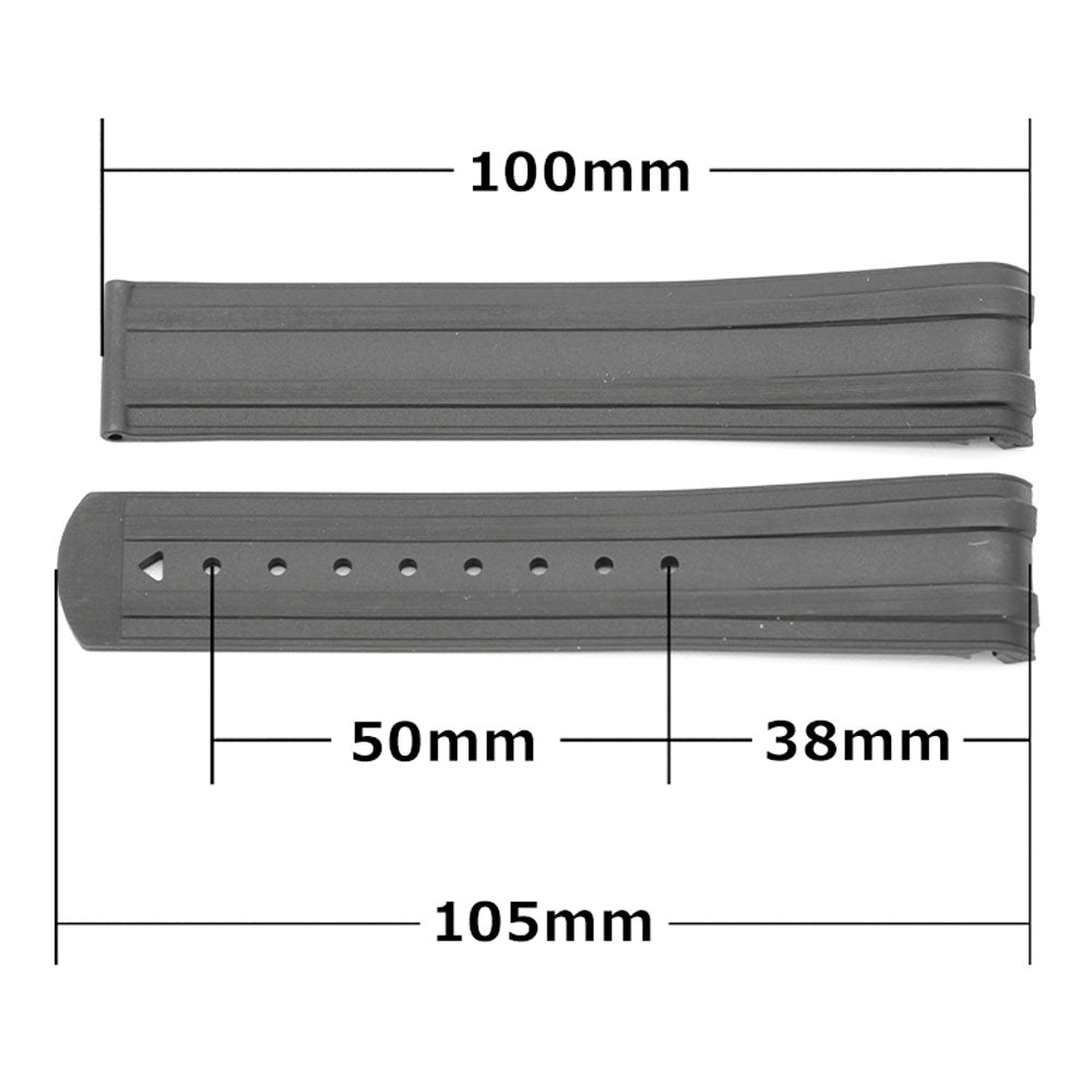 FKM Rubber Strap for Omega Seamaster