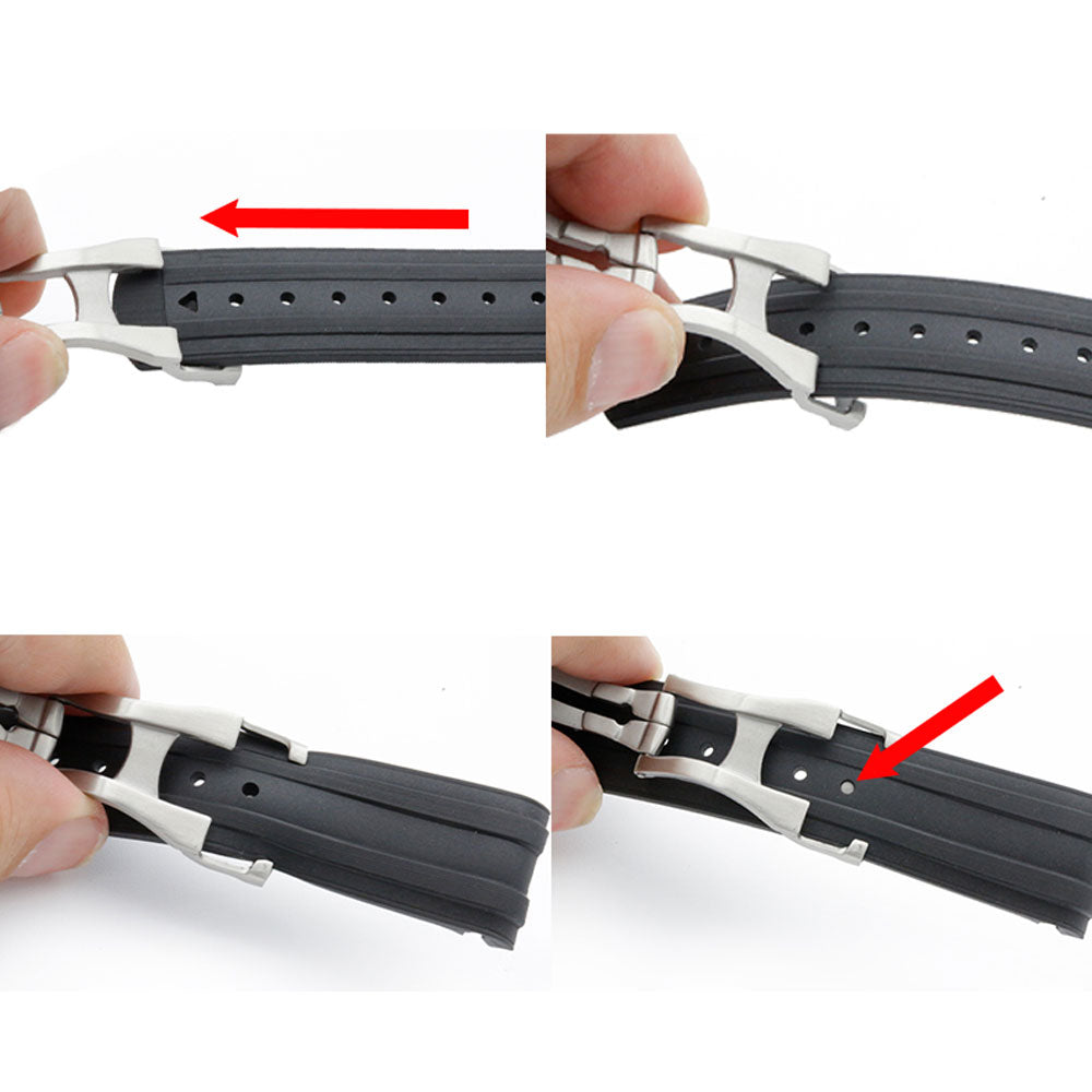 FKM Rubber Strap for Omega Seamaster