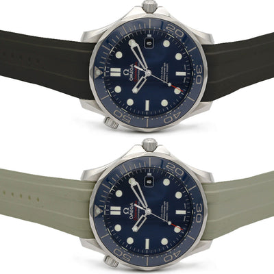 FKM Rubber Strap for Omega Seamaster