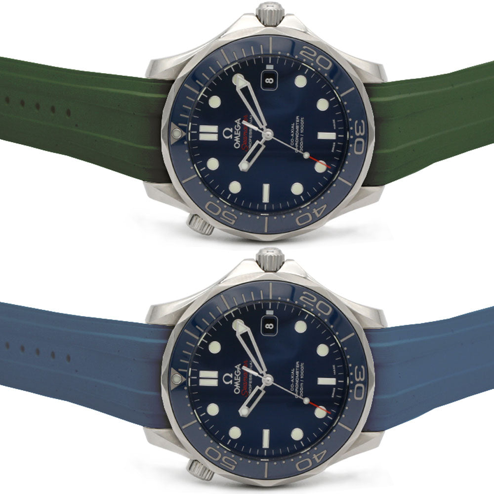 FKM Rubber Strap for Omega Seamaster