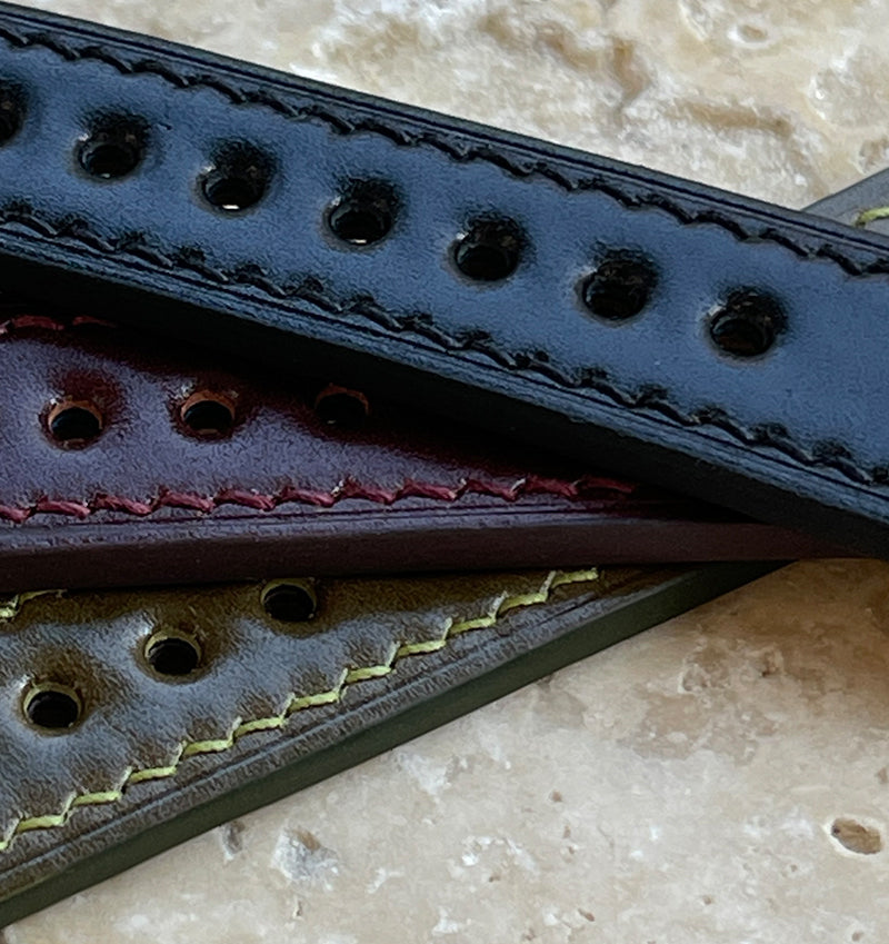 LM Series Watch Strap, SHELL CORDOVAN BY SHINKI-KIKAKU