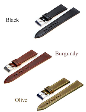 LM Series Watch Strap, SHELL CORDOVAN BY SHINKI-KIKAKU