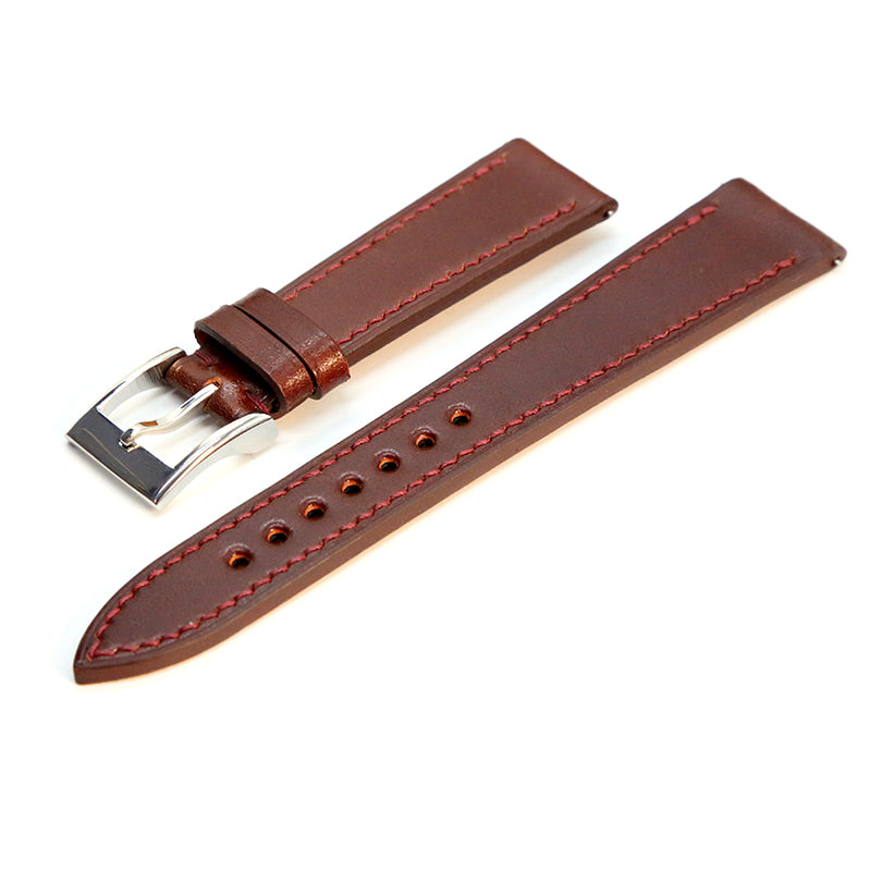 LM Series Watch Strap, SHELL CORDOVAN BY SHINKI-KIKAKU