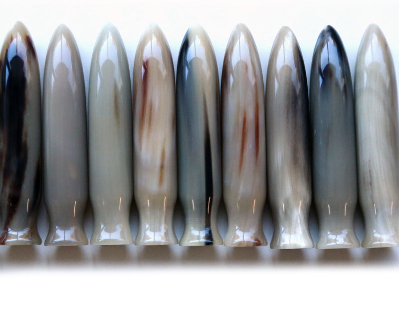 Buffalo Horn Leather Stick