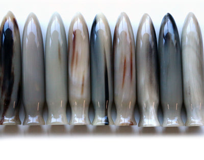 Buffalo Horn Leather Stick