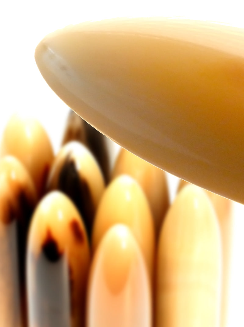 Buffalo Horn Leather Stick