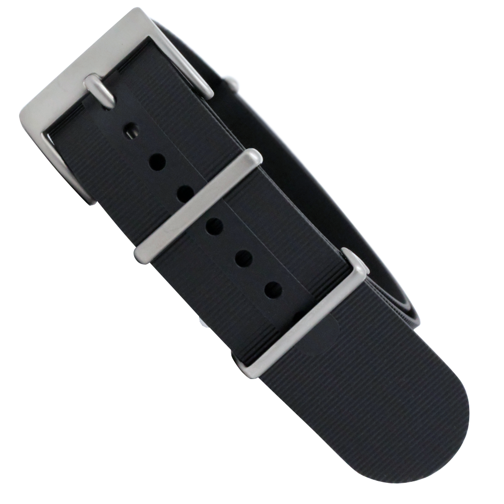 Bonetto Cinturini Rubber NATO Strap Model 328