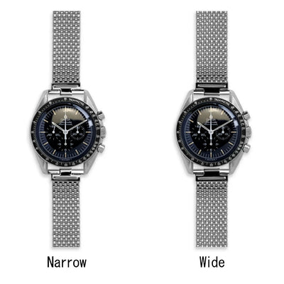 Forstner Komfit "JB" Mesh Watch Bracelet with Horned Ends
