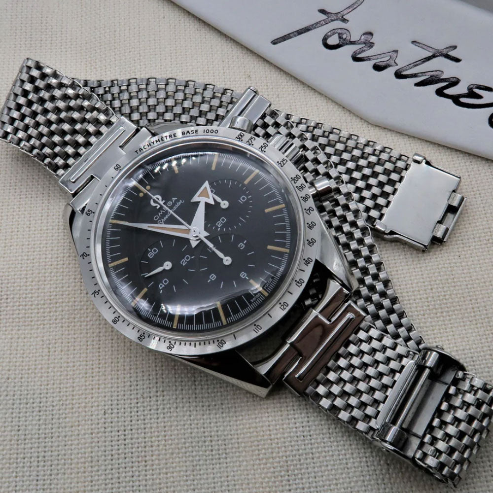Forstner Komfit "JB" Mesh Watch Bracelet with Horned Ends