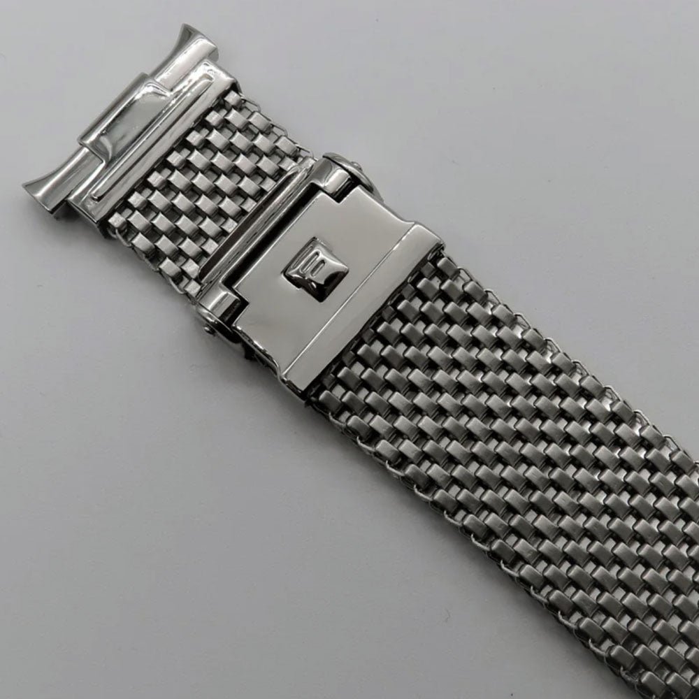 Forstner WIDE Version Komfit "JB" Mesh Watch Bracelet with Horned Ends